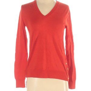 MK Lightweight HiLow V Neck Sweater Sz Medium EUC